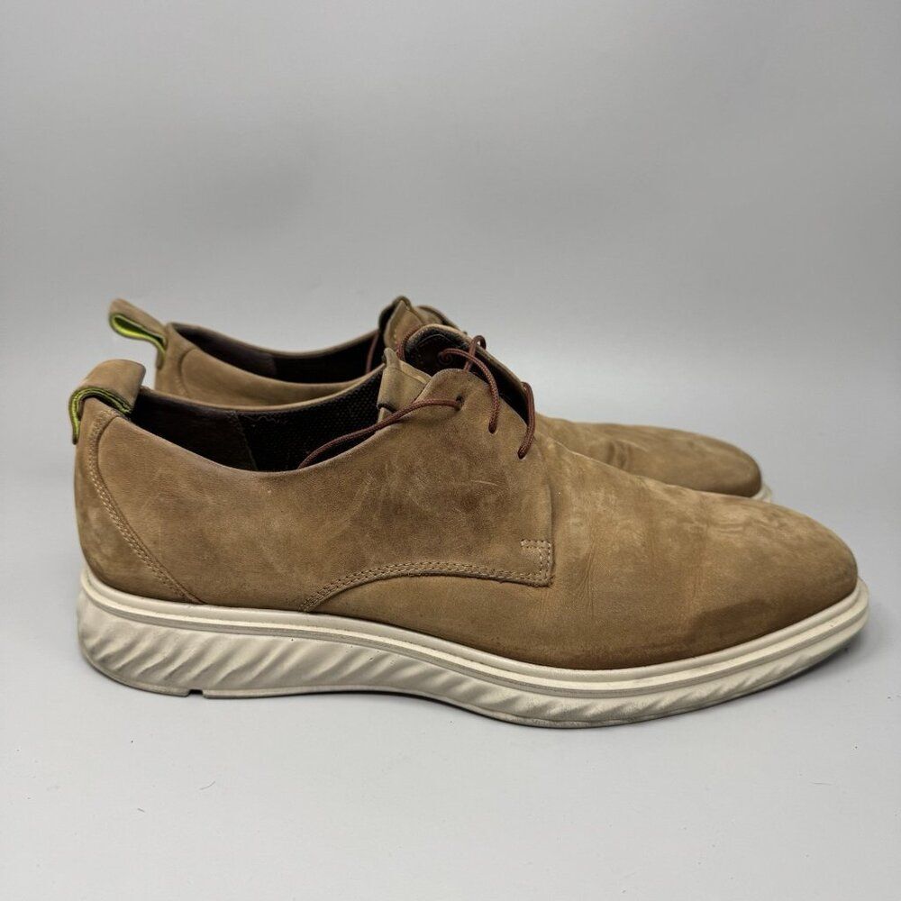 Ecco Men's ST 1 Hybrid Lite Oxfords Derby Shoes Size 10 Brown Lace Up Shoes Golf